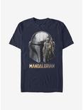 Star Wars The Mandalorian Mando Helmet T-Shirt, NAVY, hi-res