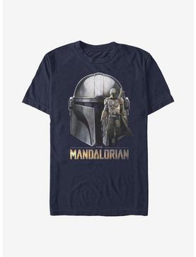 Plus Size Star Wars The Mandalorian Mando Helmet T-Shirt, , hi-res