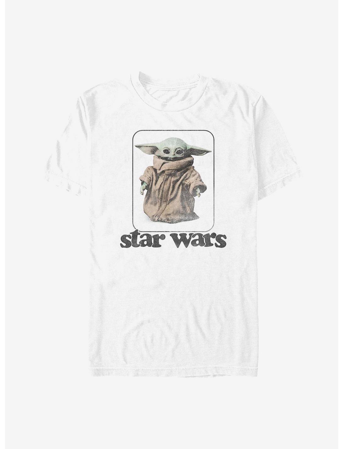 Star Wars The Mandalorian The Child Retro No Stripes T-Shirt, WHITE, hi-res