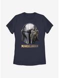 Star Wars The Mandalorian Mando Helmet Womens T-Shirt, NAVY, hi-res