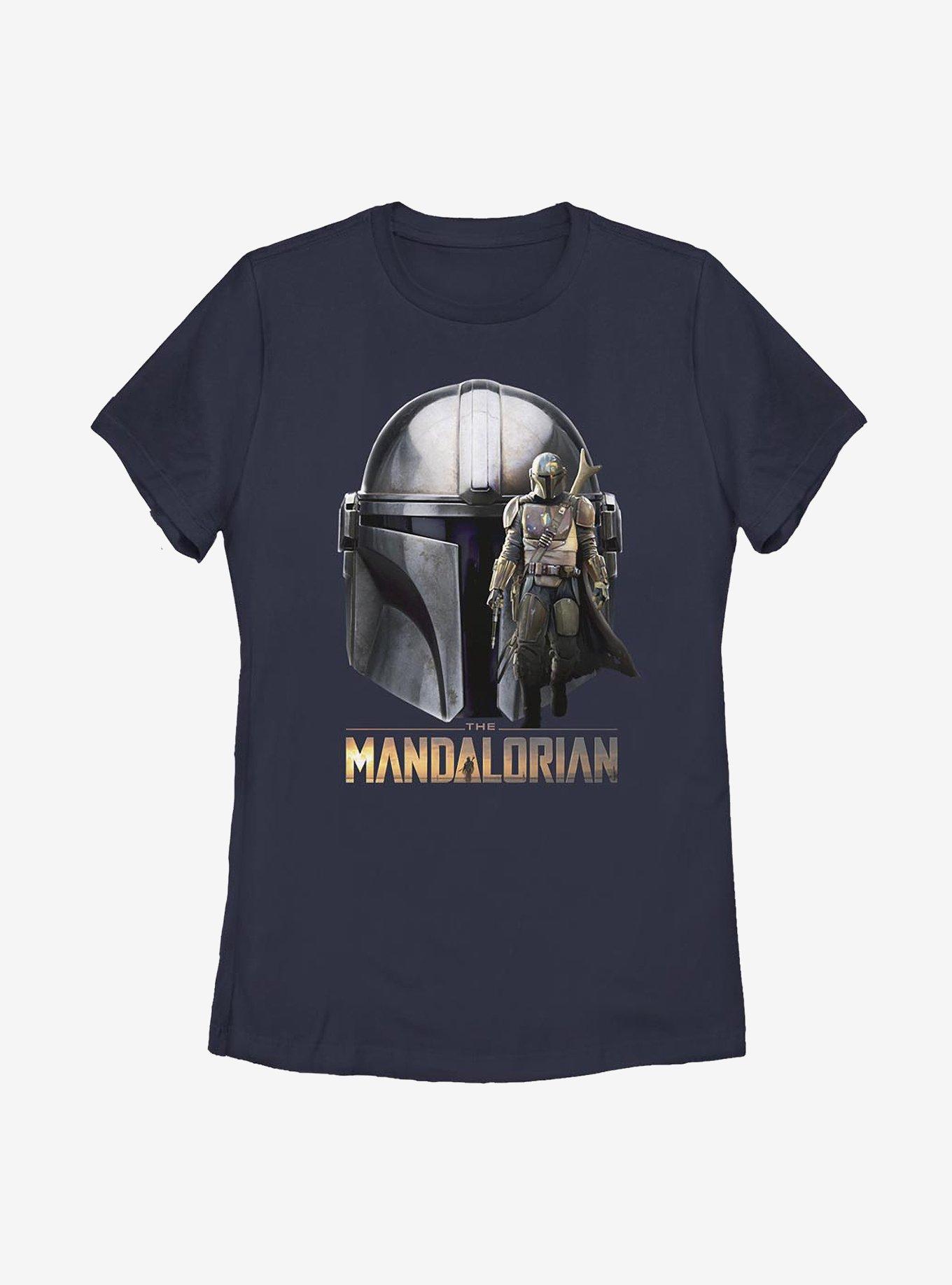 Star Wars The Mandalorian Mando Helmet Womens T-Shirt, , hi-res