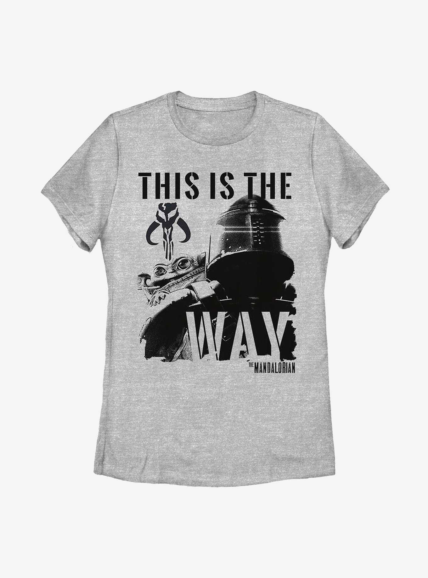 Star Wars The Mandalorian The Child Inked Mando Womens T-Shirt, , hi-res