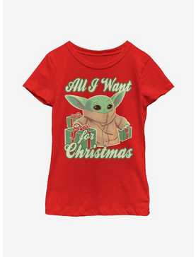 Star Wars The Mandalorian The Child Christmas Baby Youth Girls T-Shirt, , hi-res