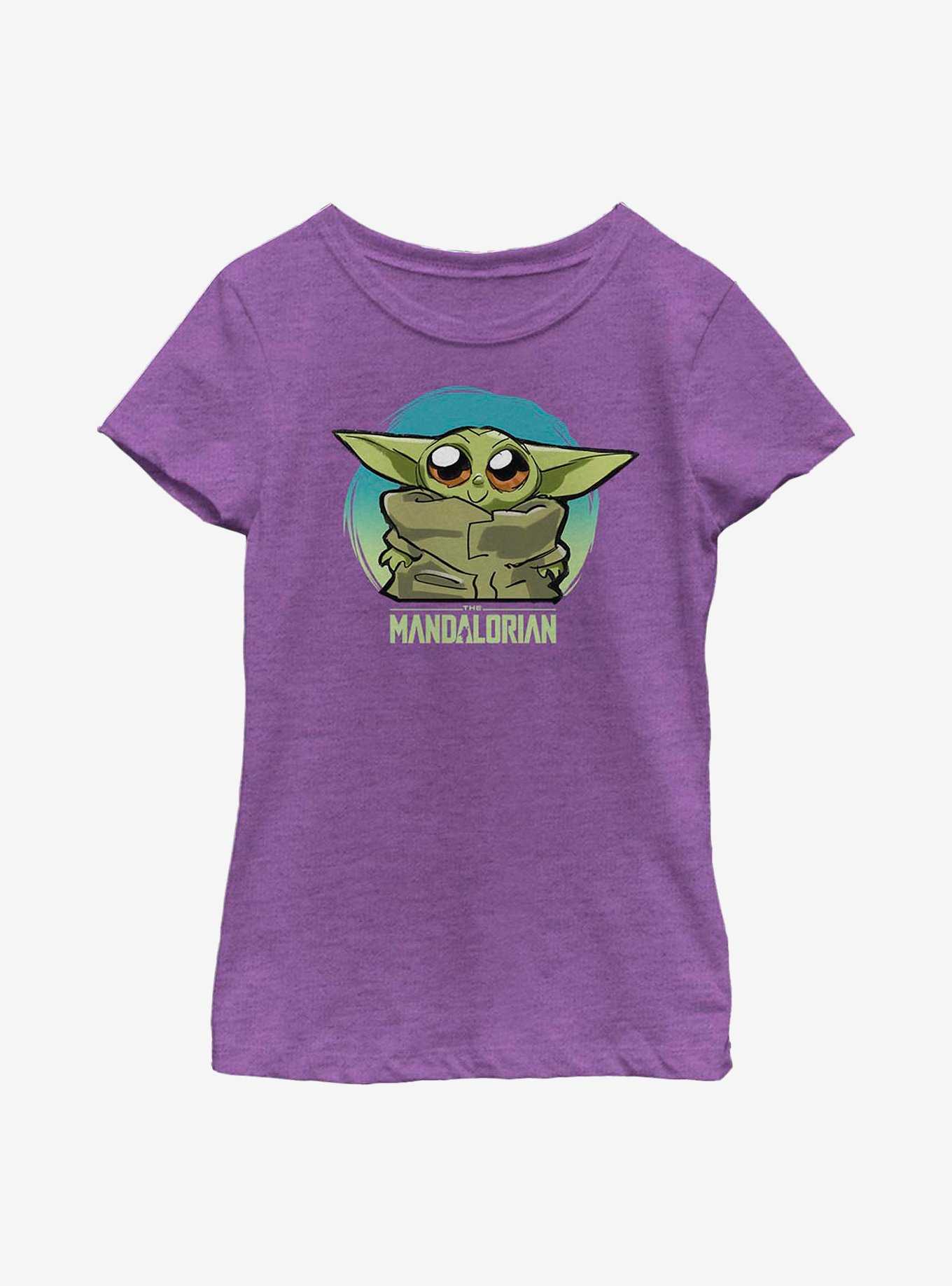 Star Wars The Mandalorian The Child Cute Baby Heart Youth Girls T-Shirt, , hi-res