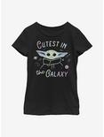 Star Wars The Mandalorian The Child Cutest in The Galaxy Youth Girls T-Shirt, BLACK, hi-res