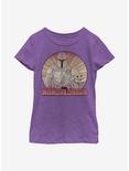 Star Wars The Mandalorian The Child Inside The Lines Youth Girls T-Shirt, PURPLE BERRY, hi-res