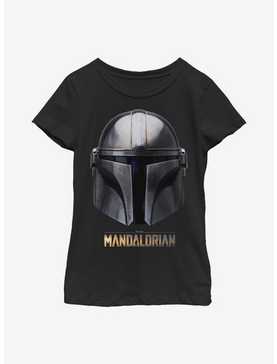 Star Wars The Mandalorian Helmet Youth Girls T-Shirt, , hi-res