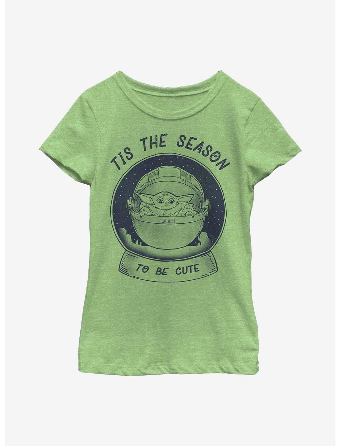 Star Wars The Mandalorian The Child Snow Baby Youth Girls T-Shirt, GRN APPLE, hi-res