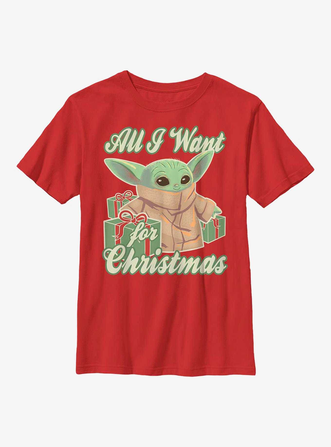 Star Wars The Mandalorian The Child Christmas Baby Youth T-Shirt, , hi-res