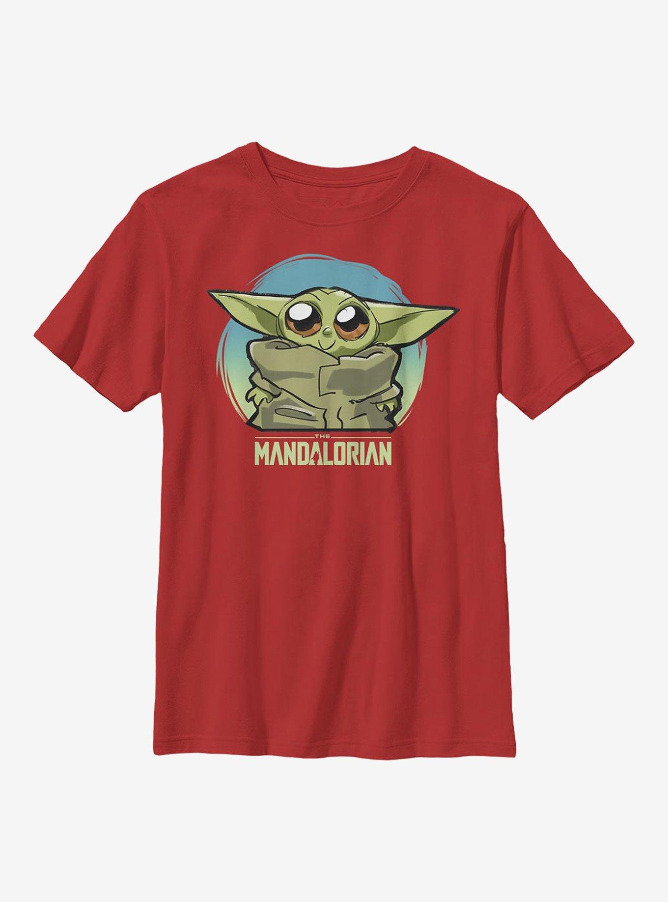 Star Wars The Mandalorian The Child Cute Baby Heart Youth T-Shirt, , hi-res