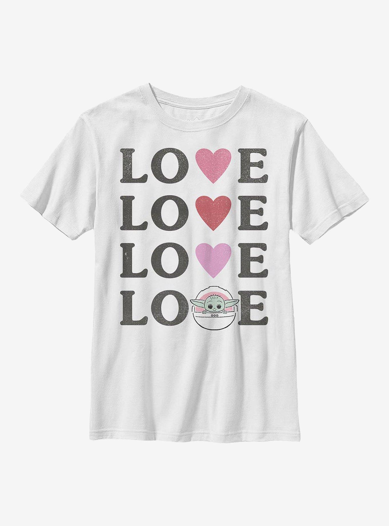 Star Wars The Mandalorian The Child Loved Child Youth T-Shirt, , hi-res