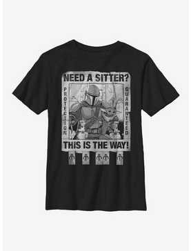 Star Wars The Mandalorian The Child Protection Guaranteed Youth T-Shirt, , hi-res