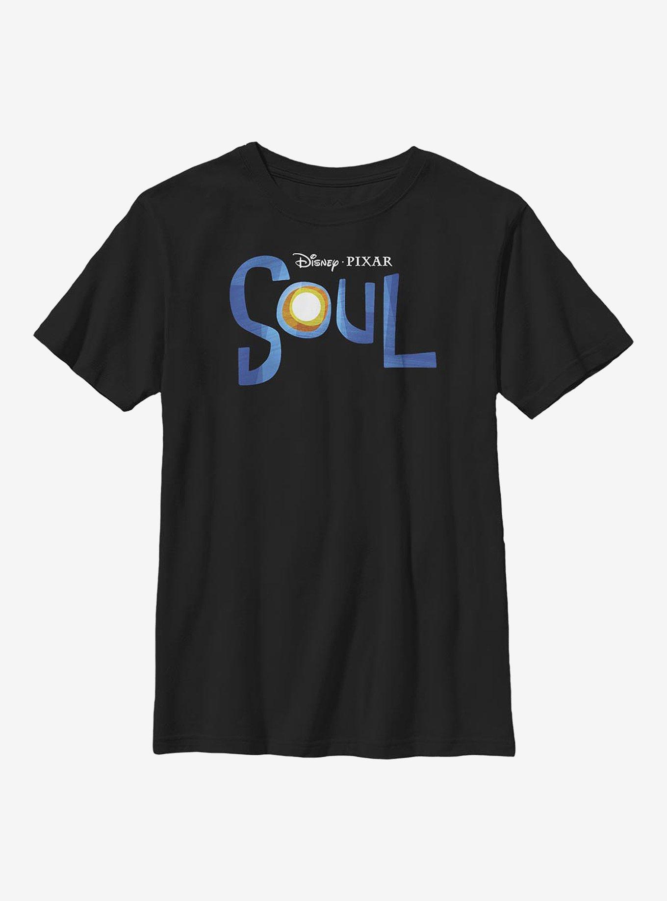 Disney Pixar Soul Logo Youth T-Shirt BLACK BoxLunch