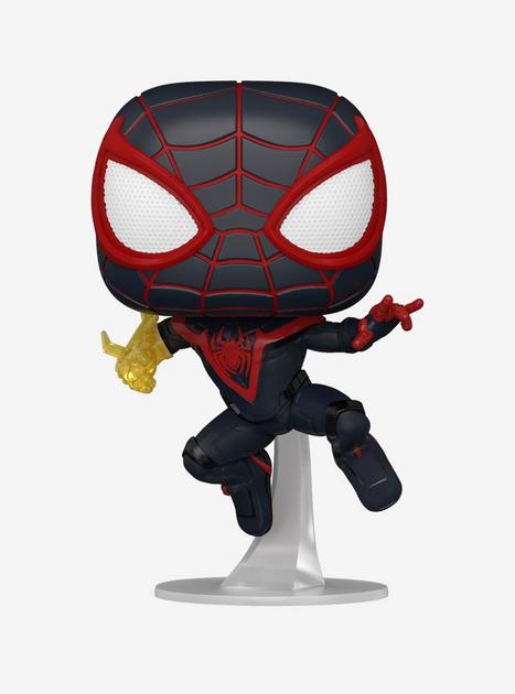 Funko Marvel's Spider-Man: Miles Morales Pop! Miles Morales Vinyl ...