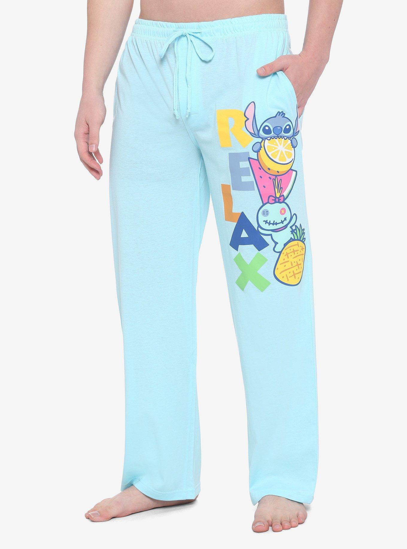 Disney Lilo & Stitch Relax Pajama Pants, BLUE, hi-res