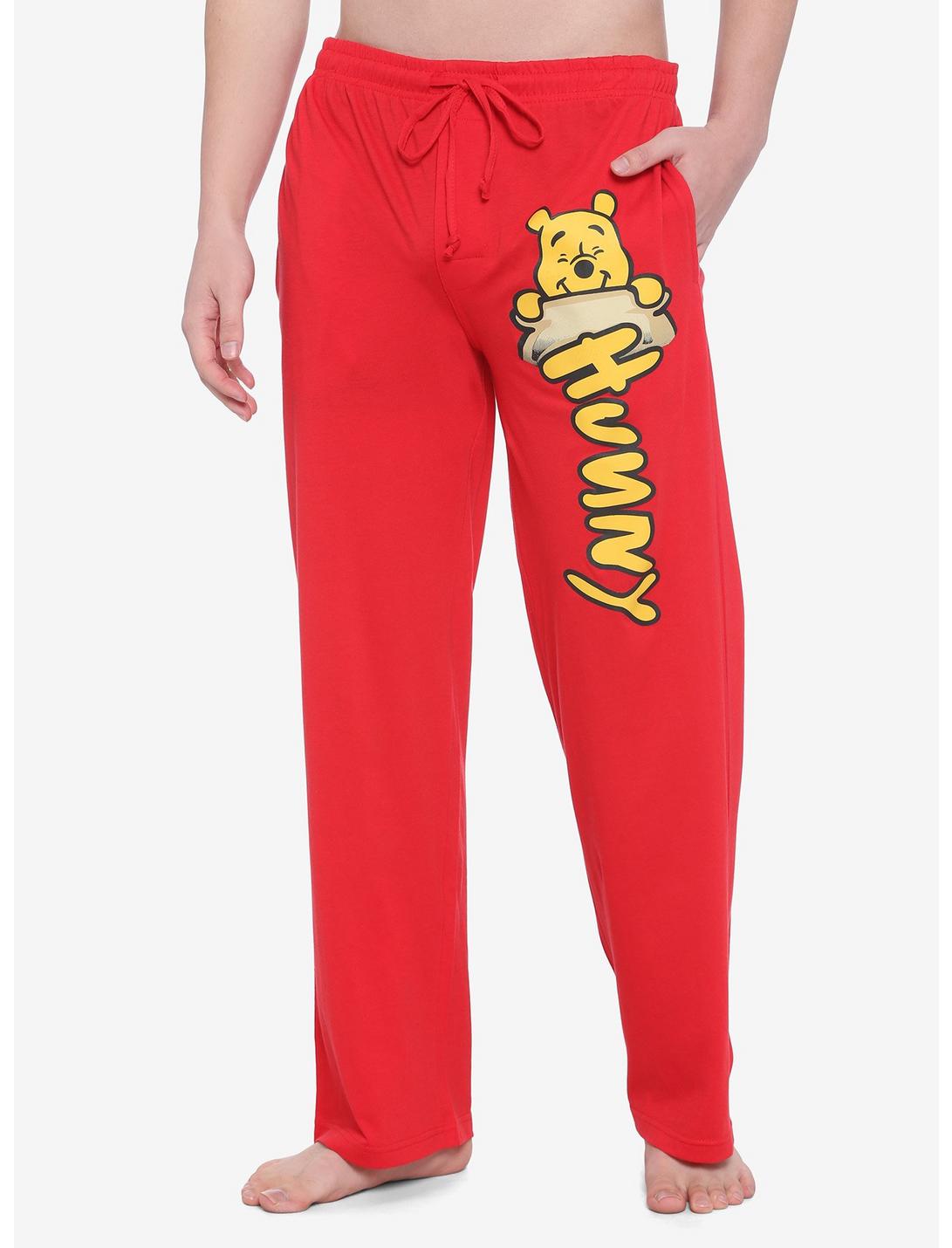 Disney Winnie The Pooh Hunny Red Pajama Pants, RED, hi-res