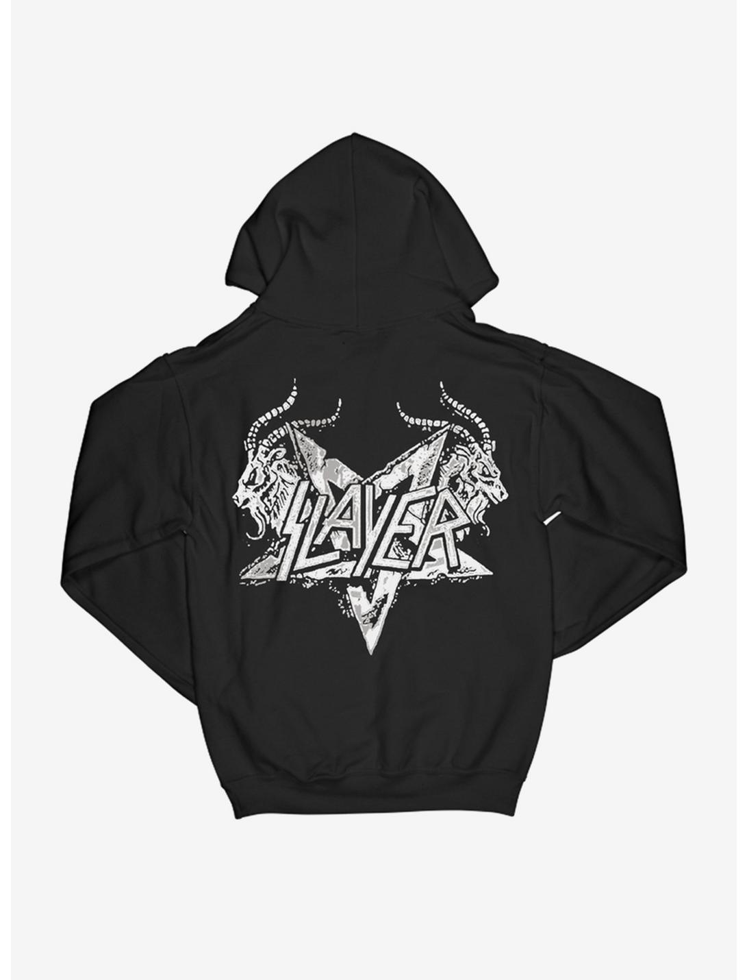 Slayer Star Logo Hoodie, BLACK, hi-res