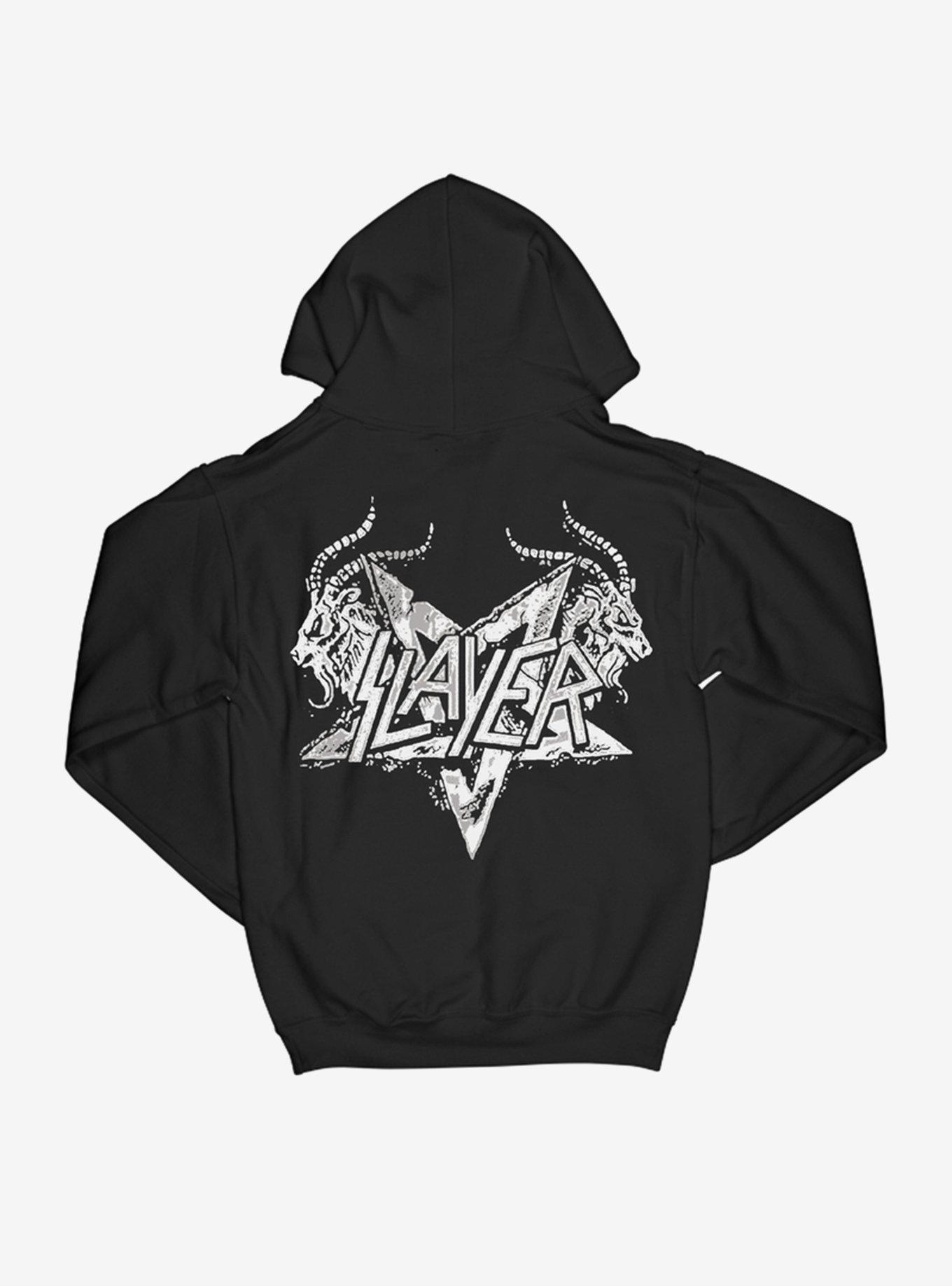 Slayer Star Logo Hoodie, BLACK, hi-res