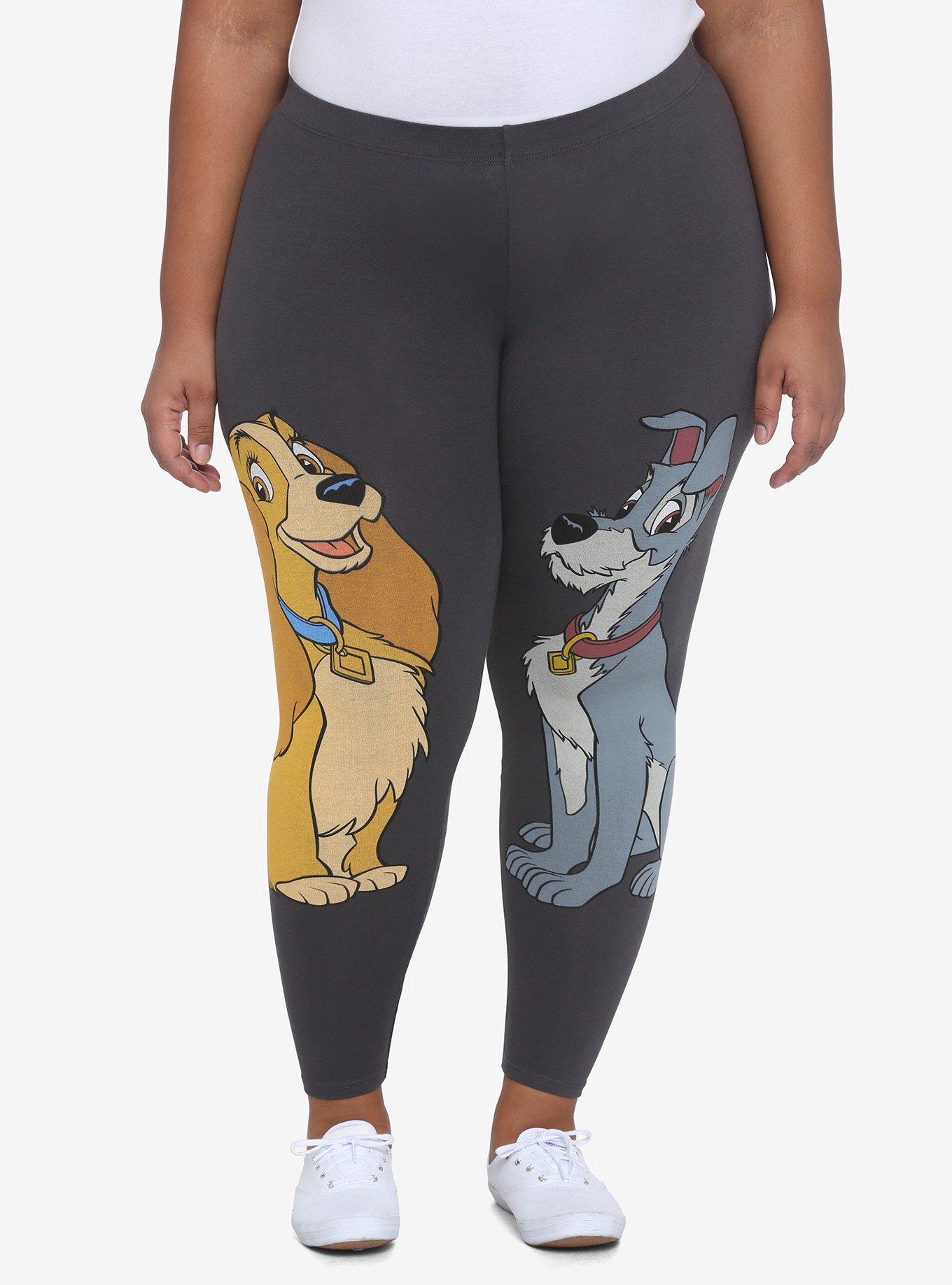 Disney Lady And The Tramp Lady Tramp Leggings Plus Size, MULTI, hi-res