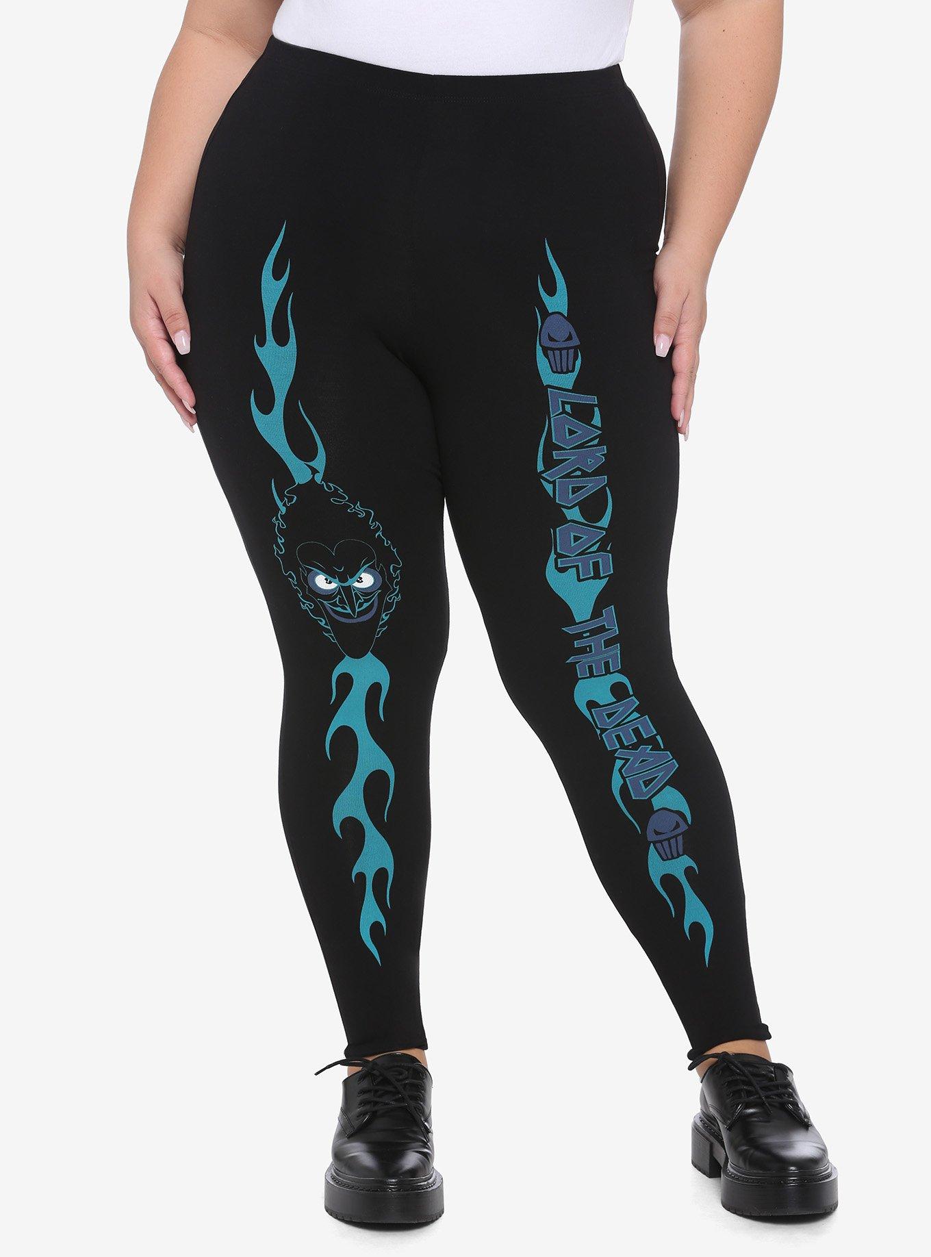 Disney Hercules Hades Lord Of The Dead Flame Leggings Plus Size, MULTI, hi-res
