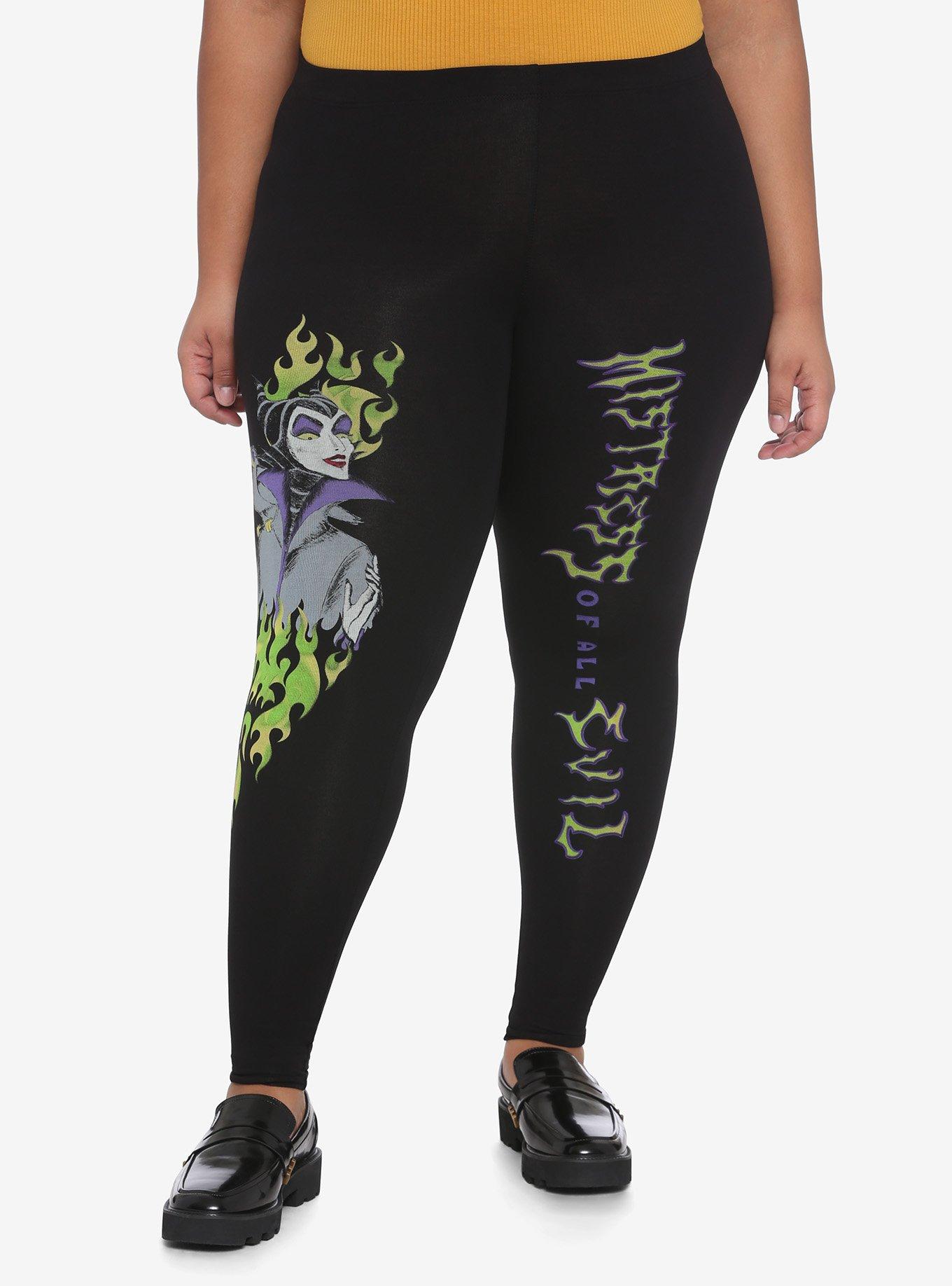 Disney Villains Maleficent Mistress Of All Evil Leggings Plus Size, MULTI, hi-res