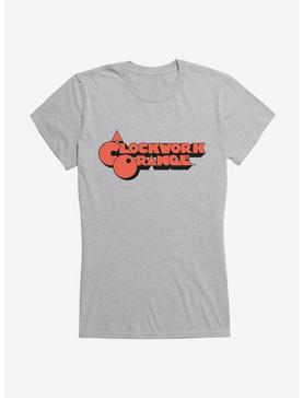 A Clockwork Orange Font Logo Girls T-Shirt, HEATHER, hi-res