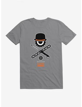 A Clockwork Orange Knife And Chain T-Shirt, STORM GREY, hi-res