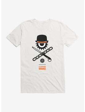 A Clockwork Orange Knife And Chain T-Shirt, WHITE, hi-res