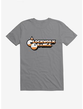 A Clockwork Orange Two Color Font Logo T-Shirt, STORM GREY, hi-res