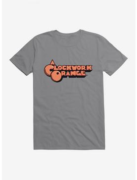 A Clockwork Orange Two Tone Font Logo T-Shirt, STORM GREY, hi-res
