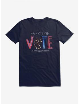 Vote Democracy Depends On It T-Shirt, , hi-res