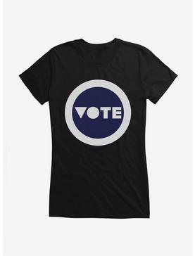 Vote Button Girls T-Shirt, , hi-res