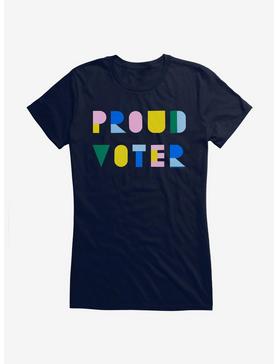 Vote Proud Voter Girls T-Shirt, , hi-res