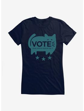 Vote Rights Depend On It Girls T-Shirt, , hi-res