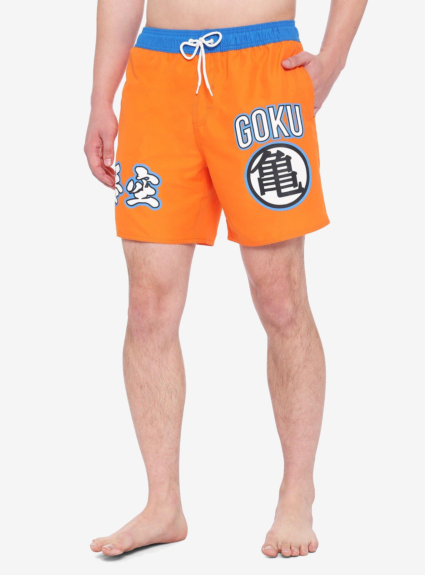 Dragon Ball Z Goku Swim Trunks, MULTI, hi-res