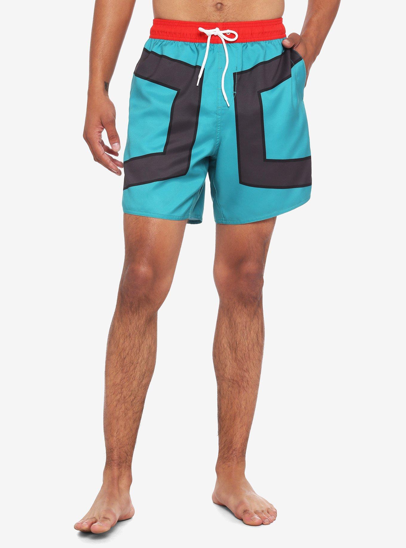 My Hero Academia Deku Swim Trunks, MULTI, hi-res