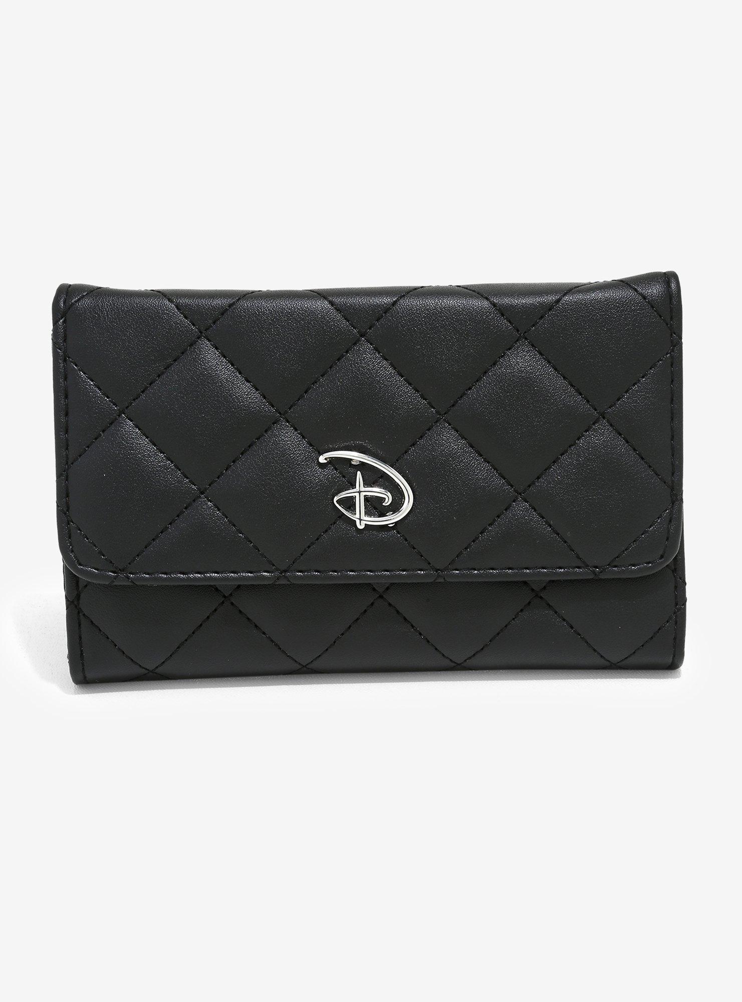 Buckle-Down Disney Logo Quilted Flap Wallet, , hi-res