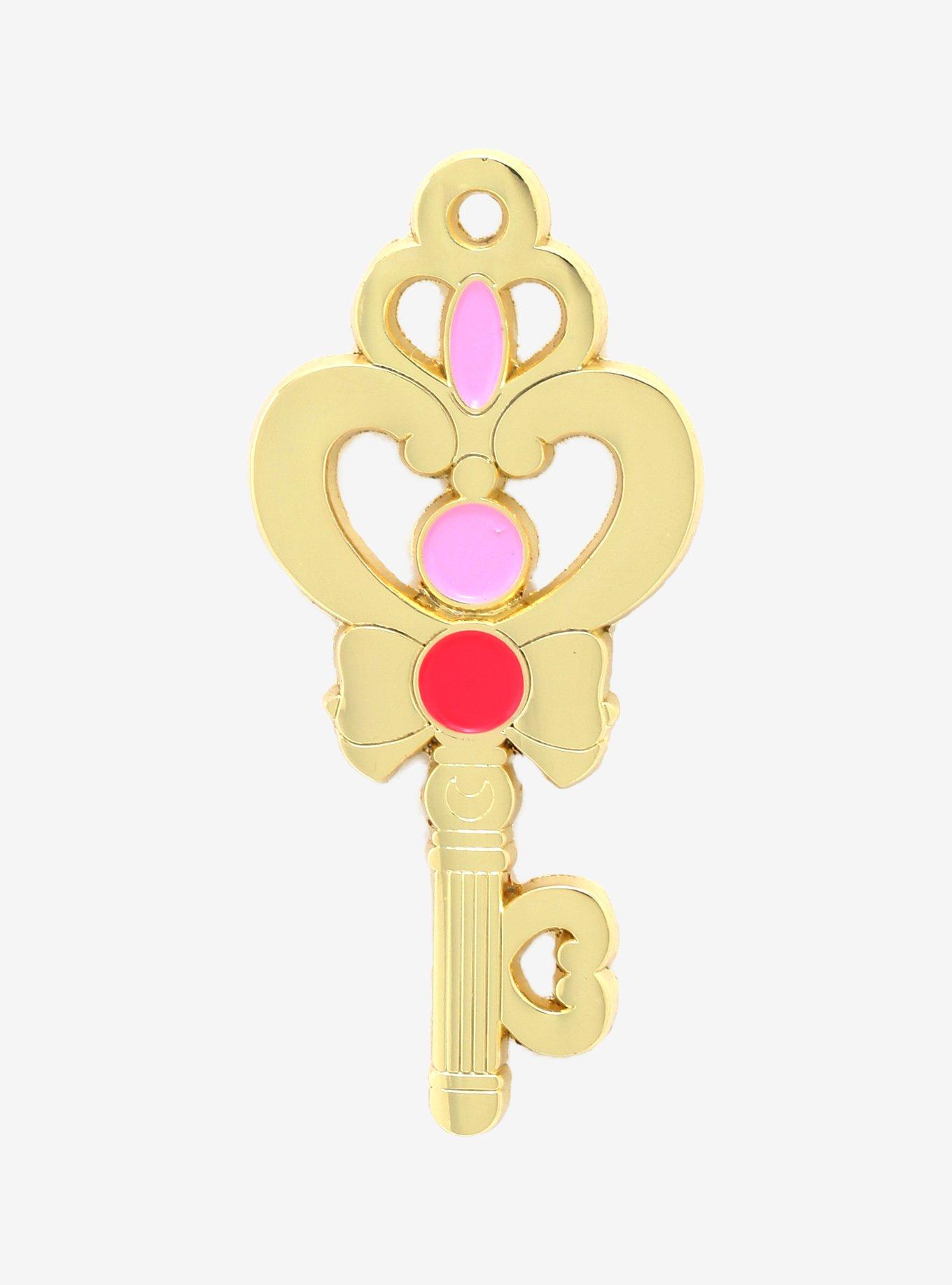 Sailor Moon Space-Time Key Enamel Pin, , hi-res