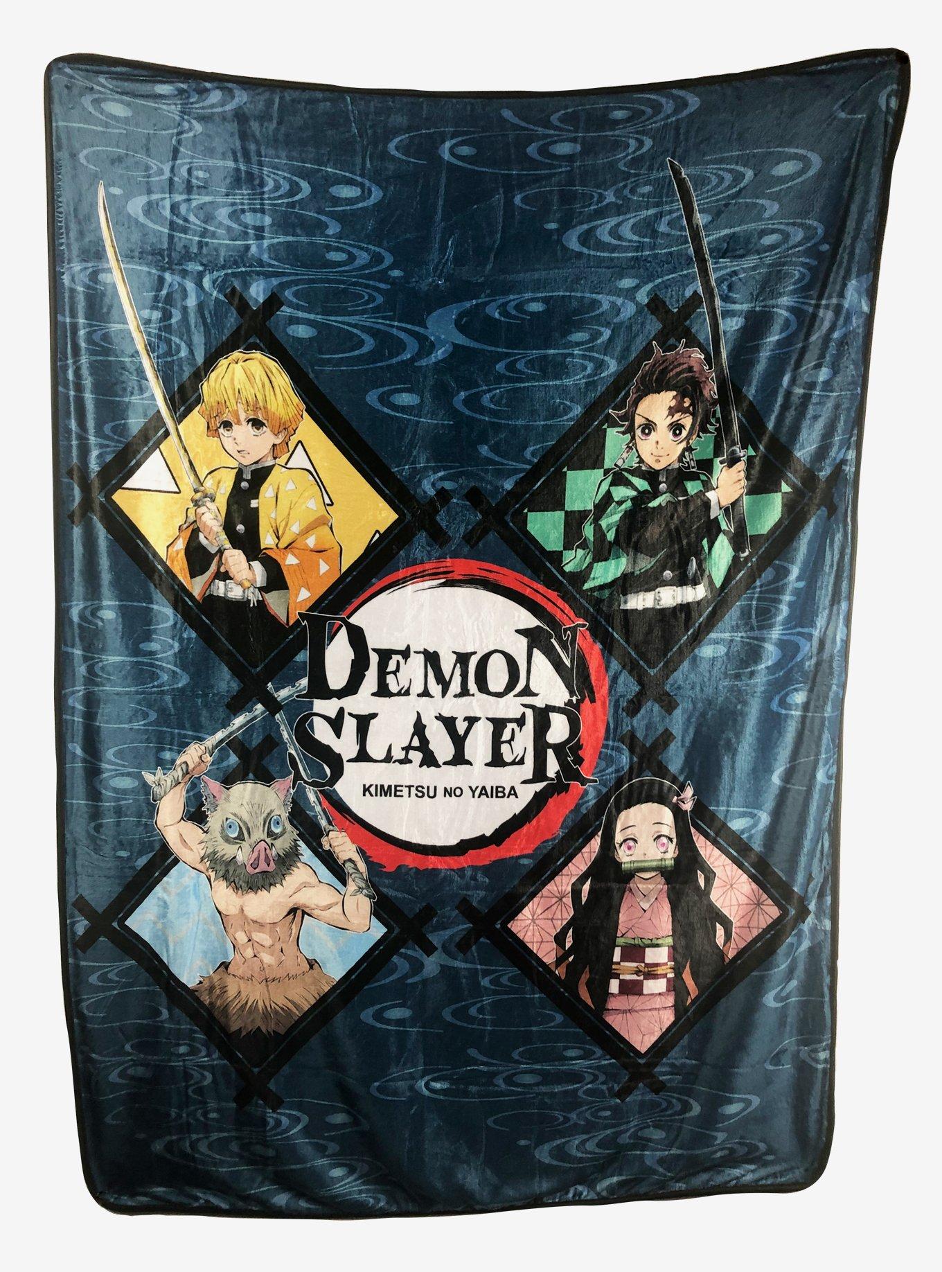Demon Slayer: Kimetsu No Yaiba Group Throw Blanket | Hot Topic