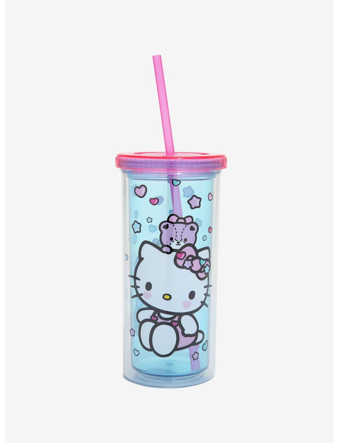 Hello Kitty Pastel Donut Acrylic Travel Cup, , hi-res