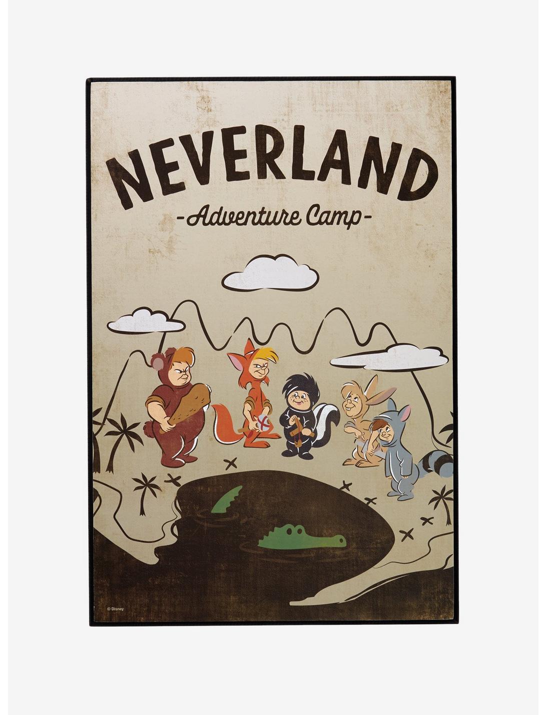 Disney Peter Pan Never Land Adventure Camp Wood Wall Art, , hi-res
