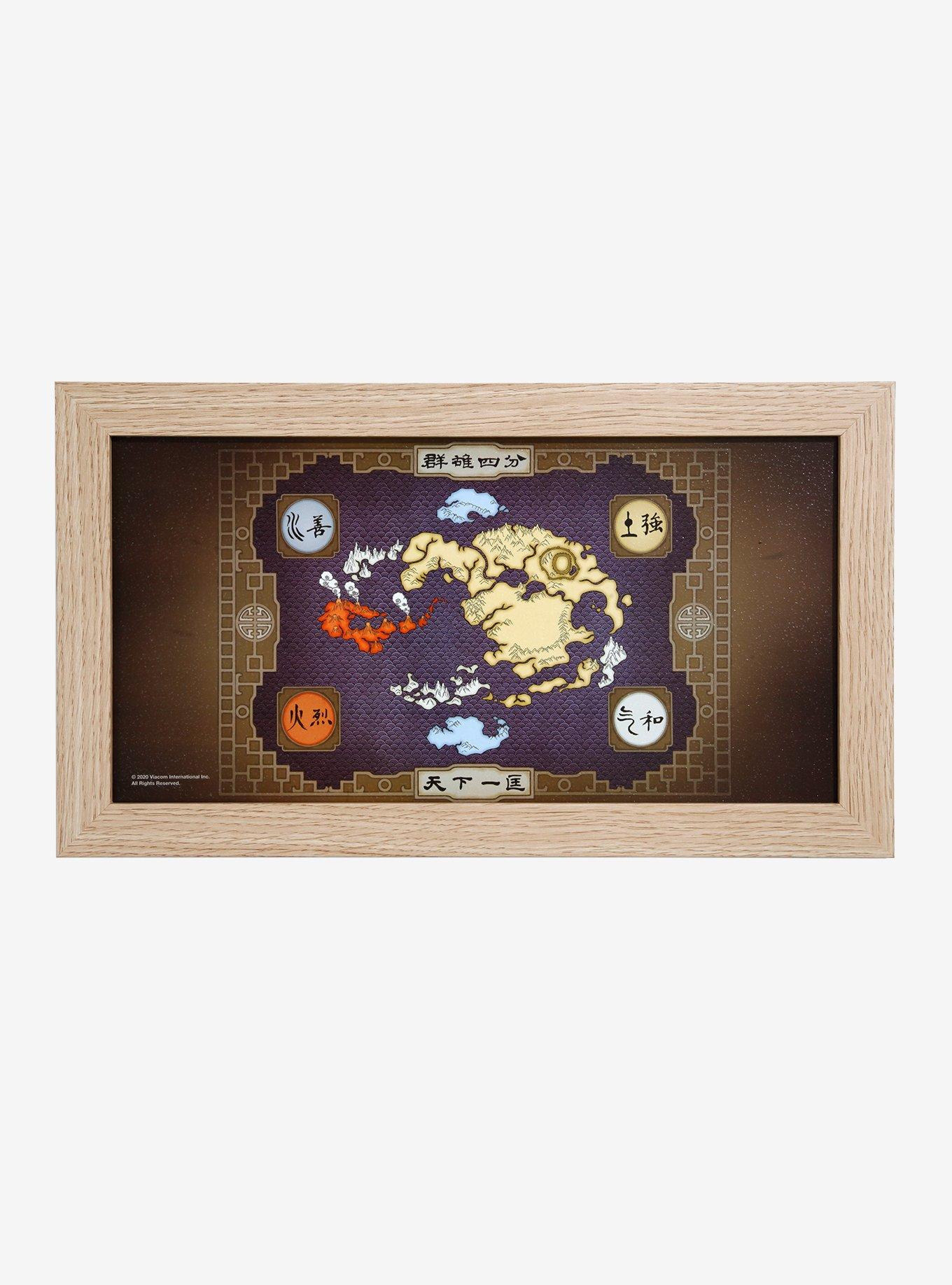 Avatar: The Last Airbender Map Wood Wall Art, , hi-res