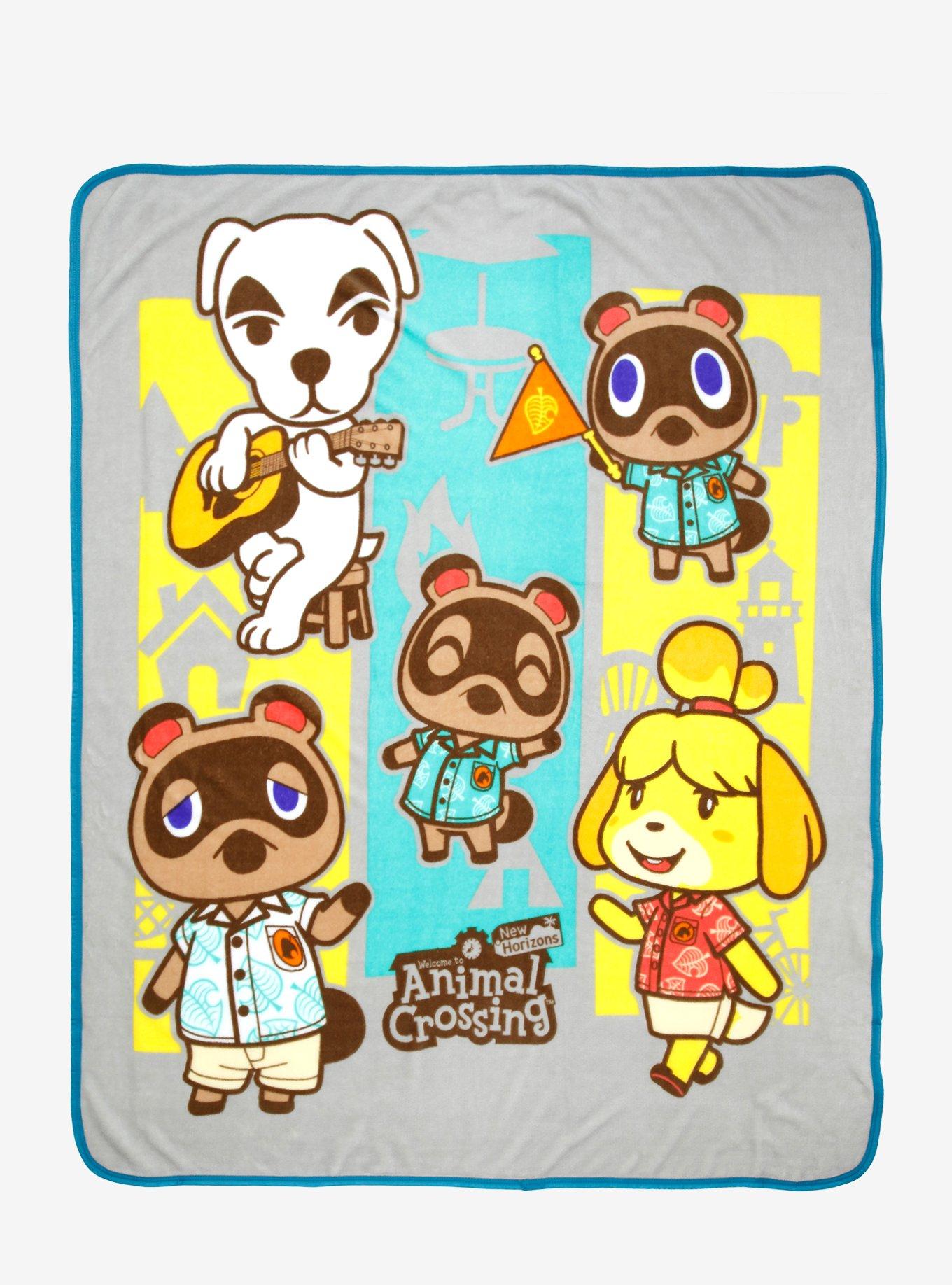 Animal Crossing New Horizons Party Time Throw Blanket Hot Topic