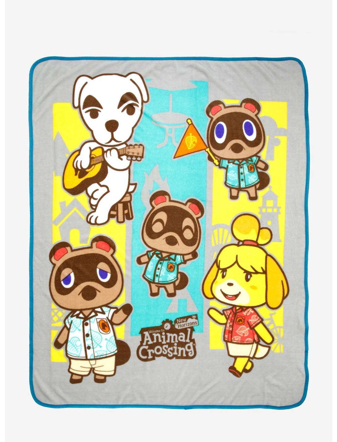 Animal Crossing: New Horizons Party Time Throw Blanket, , hi-res