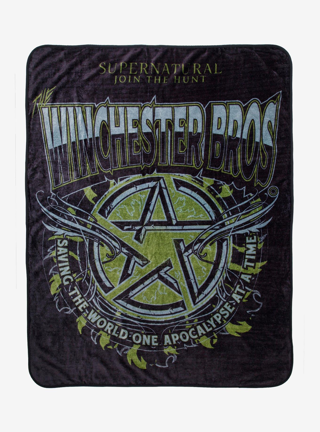 Supernatural Winchester Bros. Throw Blanket Hot Topic