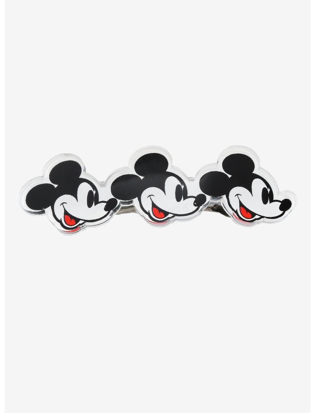 Disney Mickey Mouse Faces Hair Barrette - BoxLunch Exclusive, , hi-res