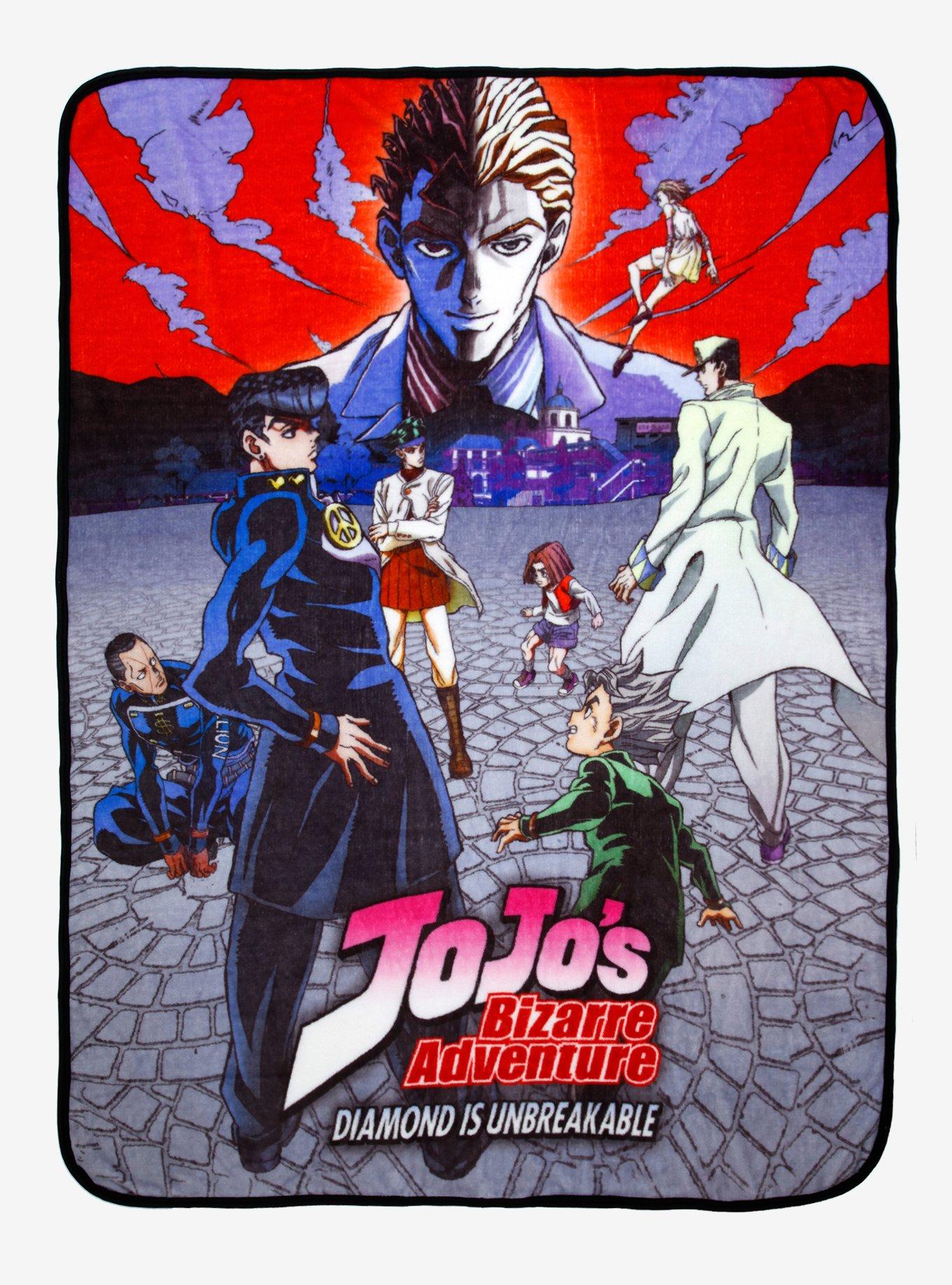 JoJo s Bizarre Adventure Diamond Is Unbreakable Red Sky Throw Blanket Hot Topic