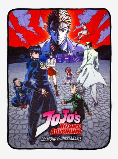 JoJo s Bizarre Adventure Diamond Is Unbreakable Red Sky Throw Blanket