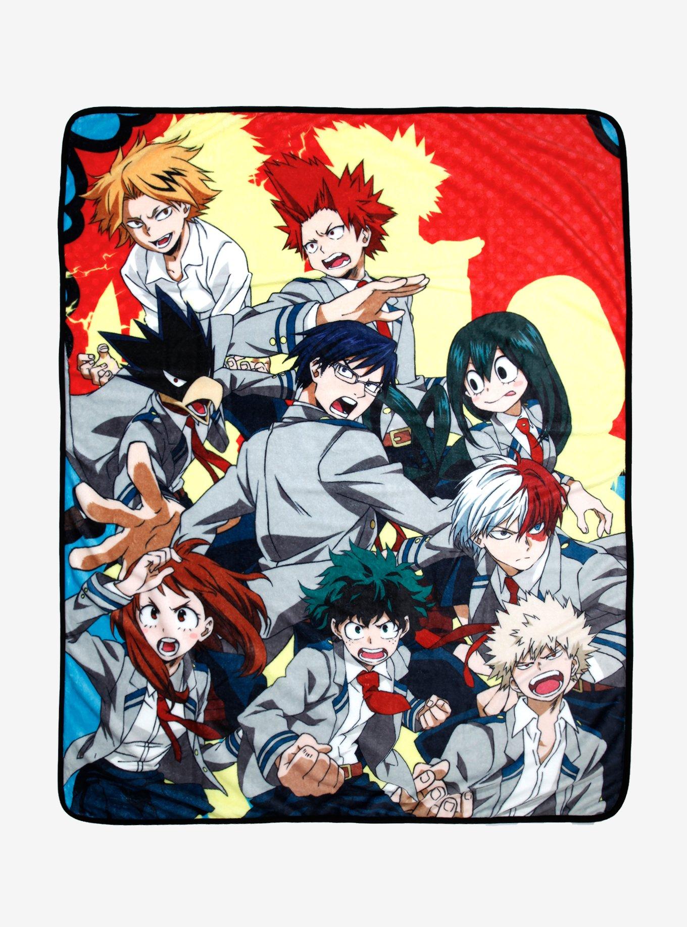 My Hero Academia Class 1-A Fight Throw Blanket, , hi-res