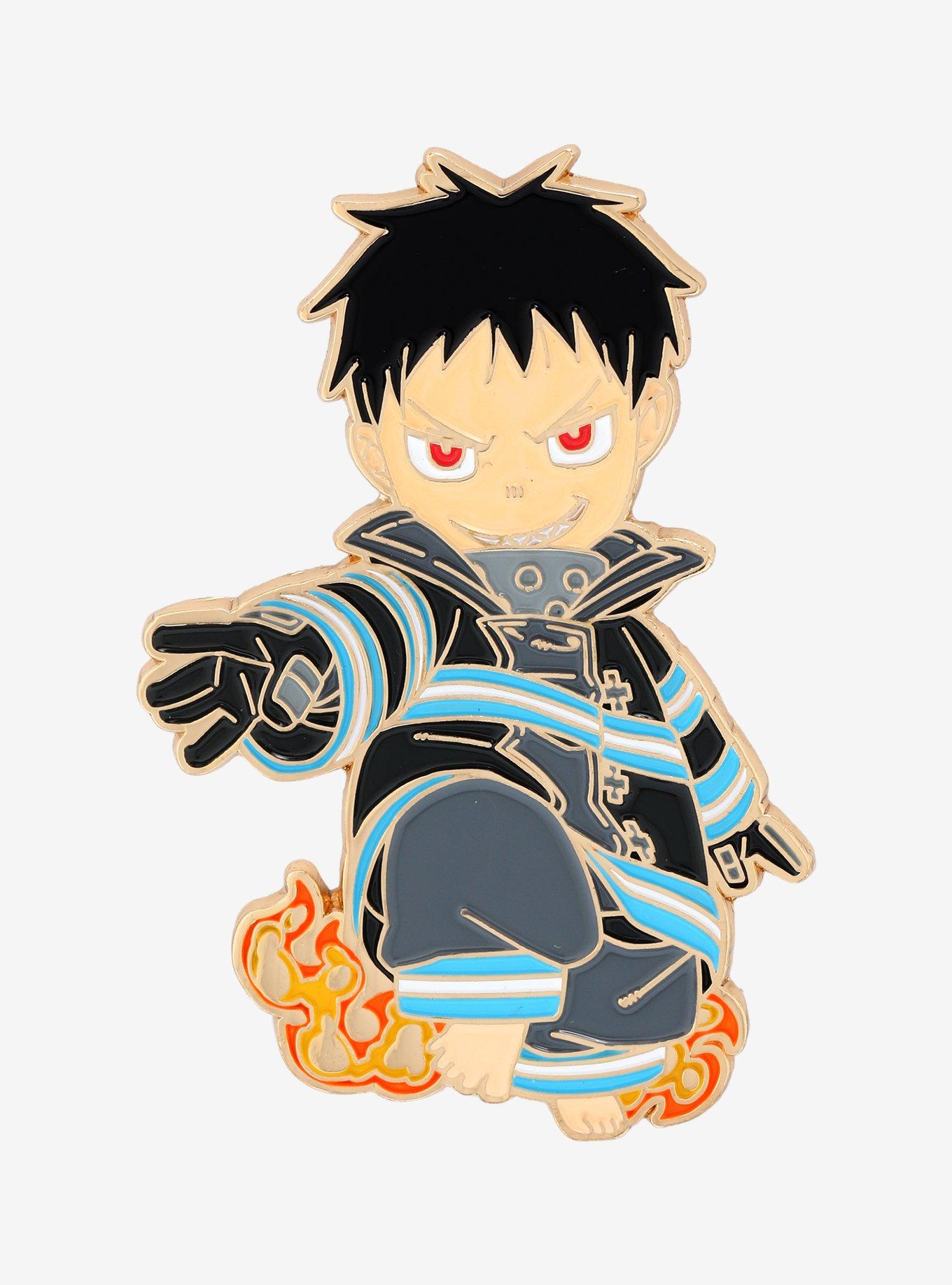 Fire Force Shinra Kusakabe Chibi Enamel Pin, , hi-res